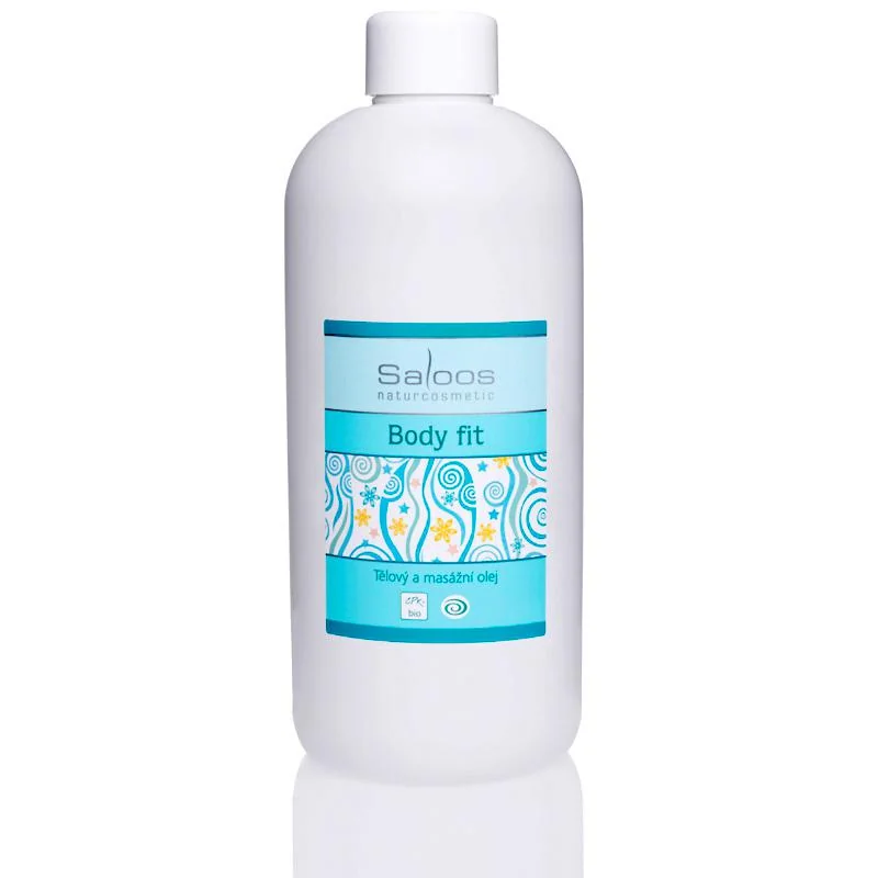 Saloos telový bio rastlinný masážny olej BODY FIT Objem: 1000 ml