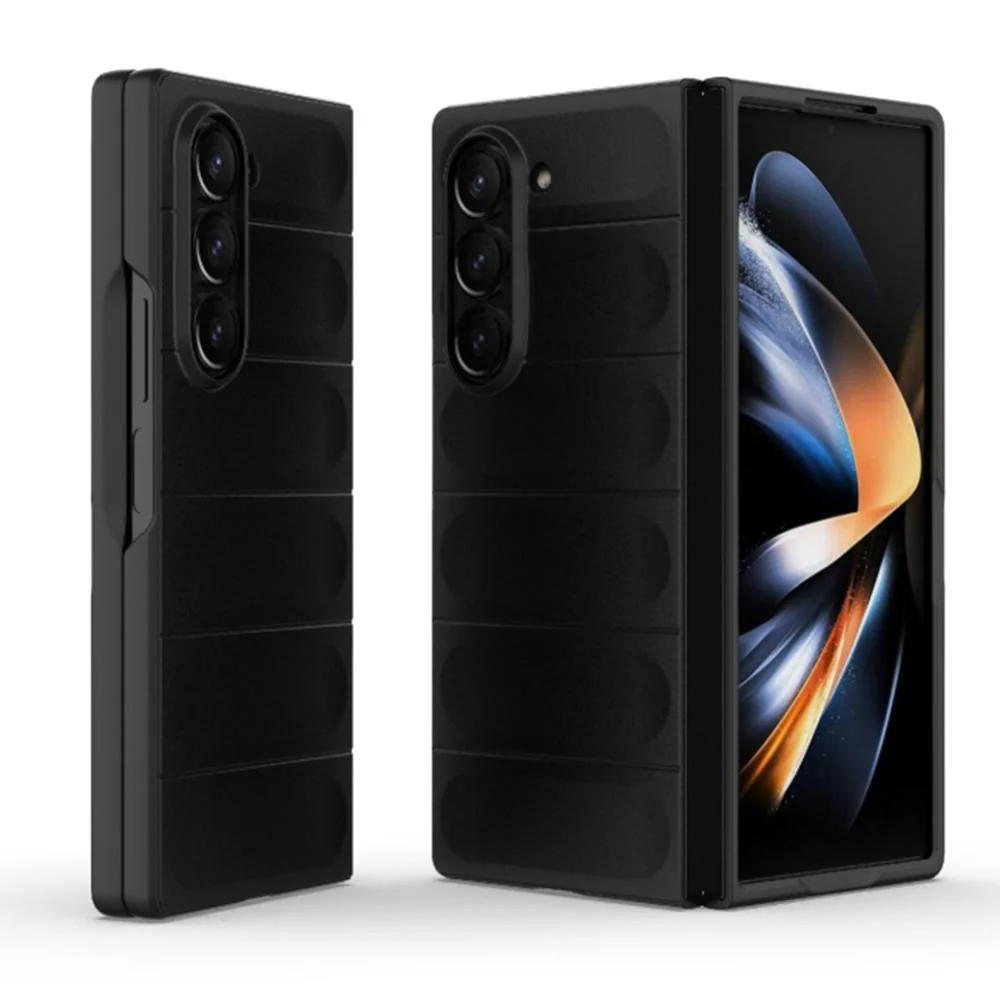 Pancierové puzdro pre Samsung Galaxy Z Fold 6 - Čierna Flexibilný kryt na telefón