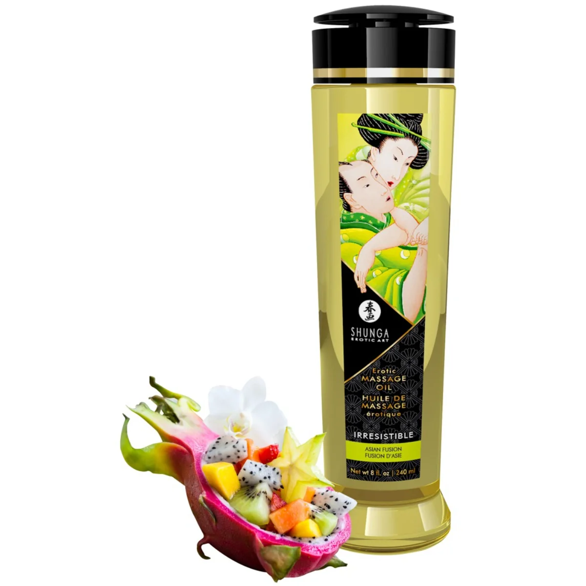 Irresistible masážny olej ázijské ovocie (240 ml)