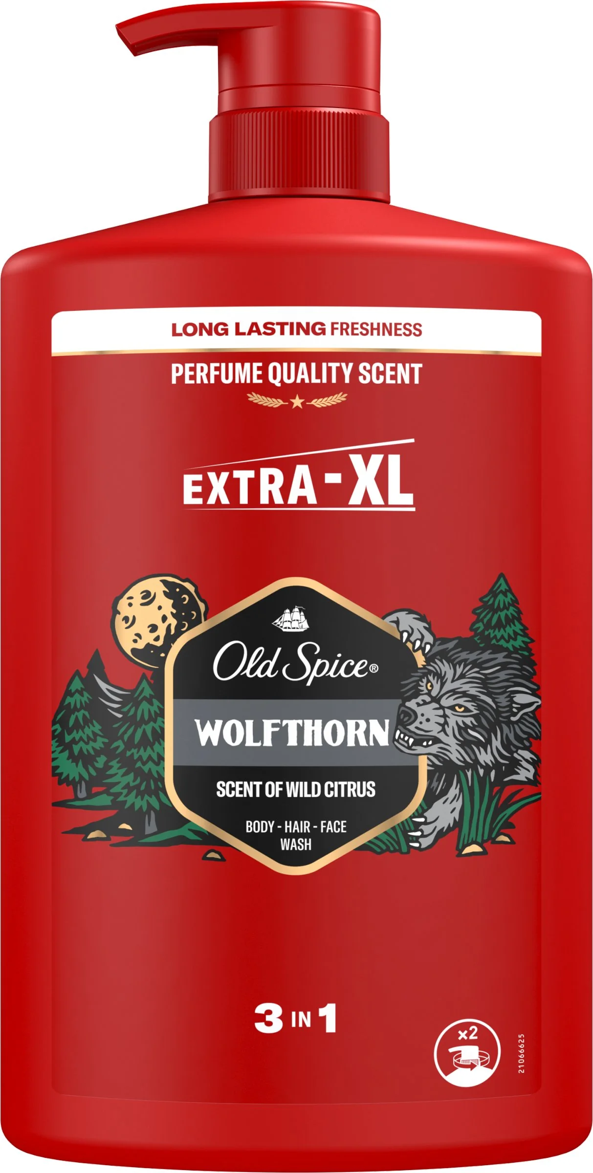 Old Spice Wolfthorn sprchový gél a šampón 1×1000 ml, sprchový gél a šampón