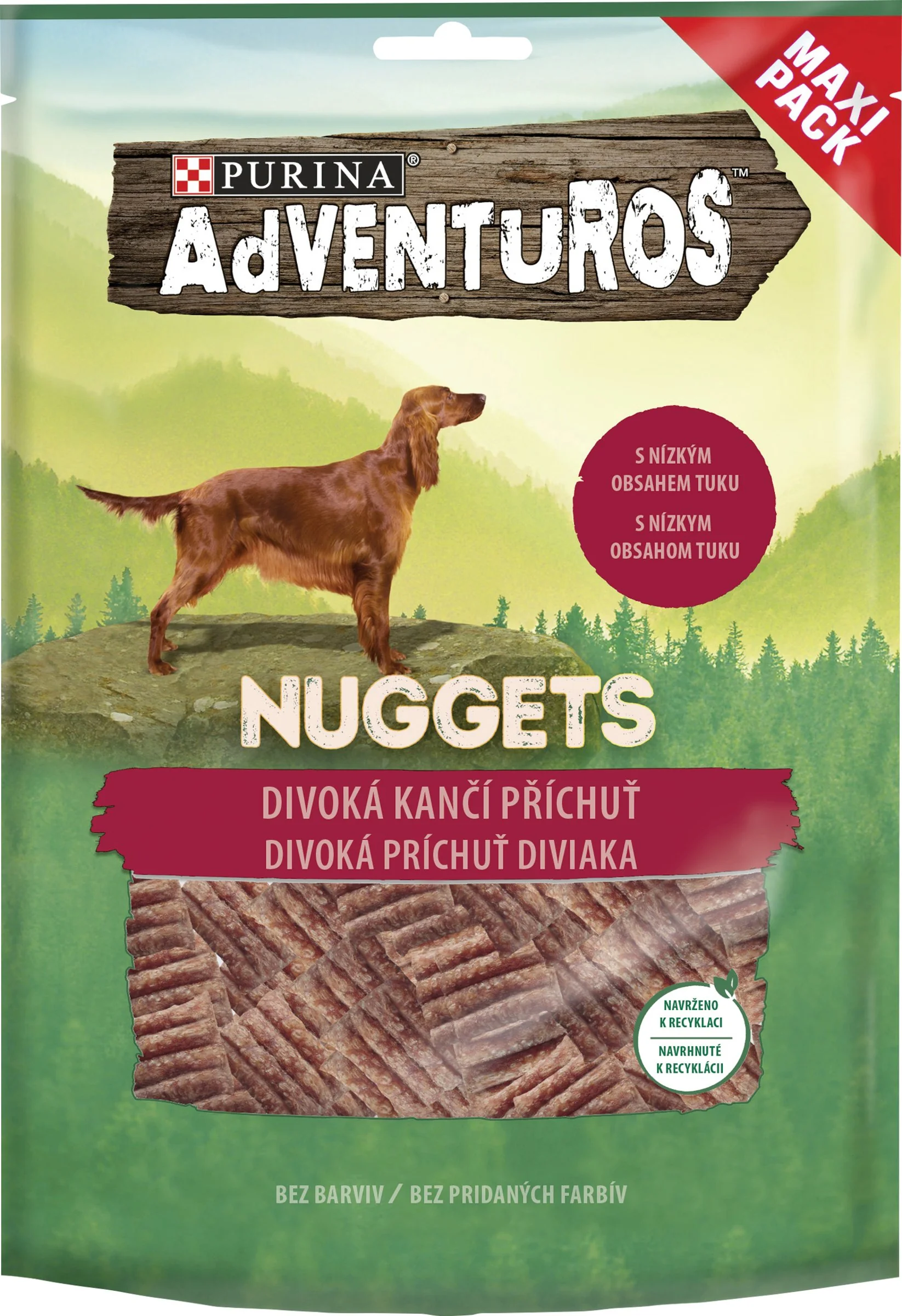 ADVENTUROS Nuggets 1x300g s príchuťou diviaka 1×300 g, kompletné krmivo pre dospelých psov