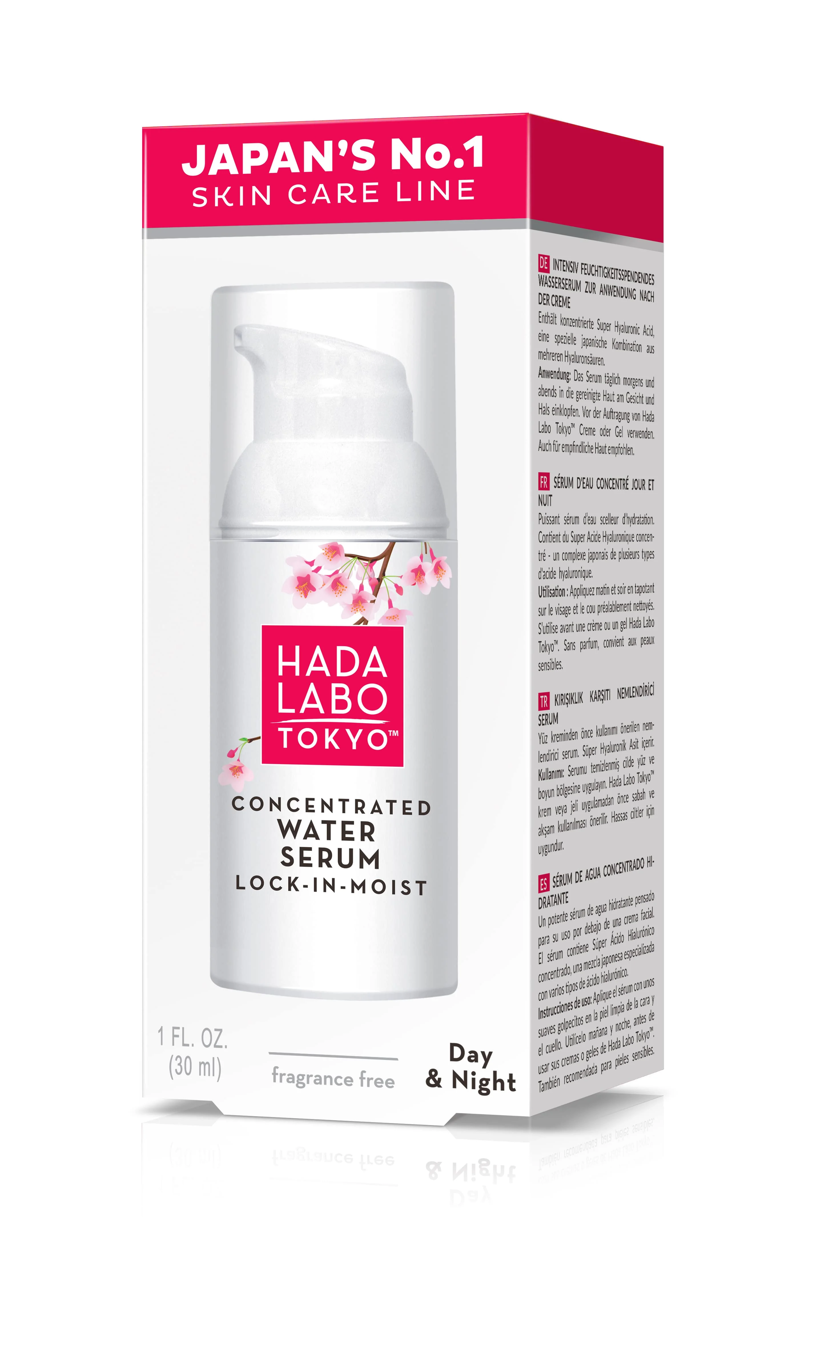 HADA LABO TOKYO CONCENTRATED WATER SERUM LOCK-IN-MOIST DAY & NIGHT 30 ml