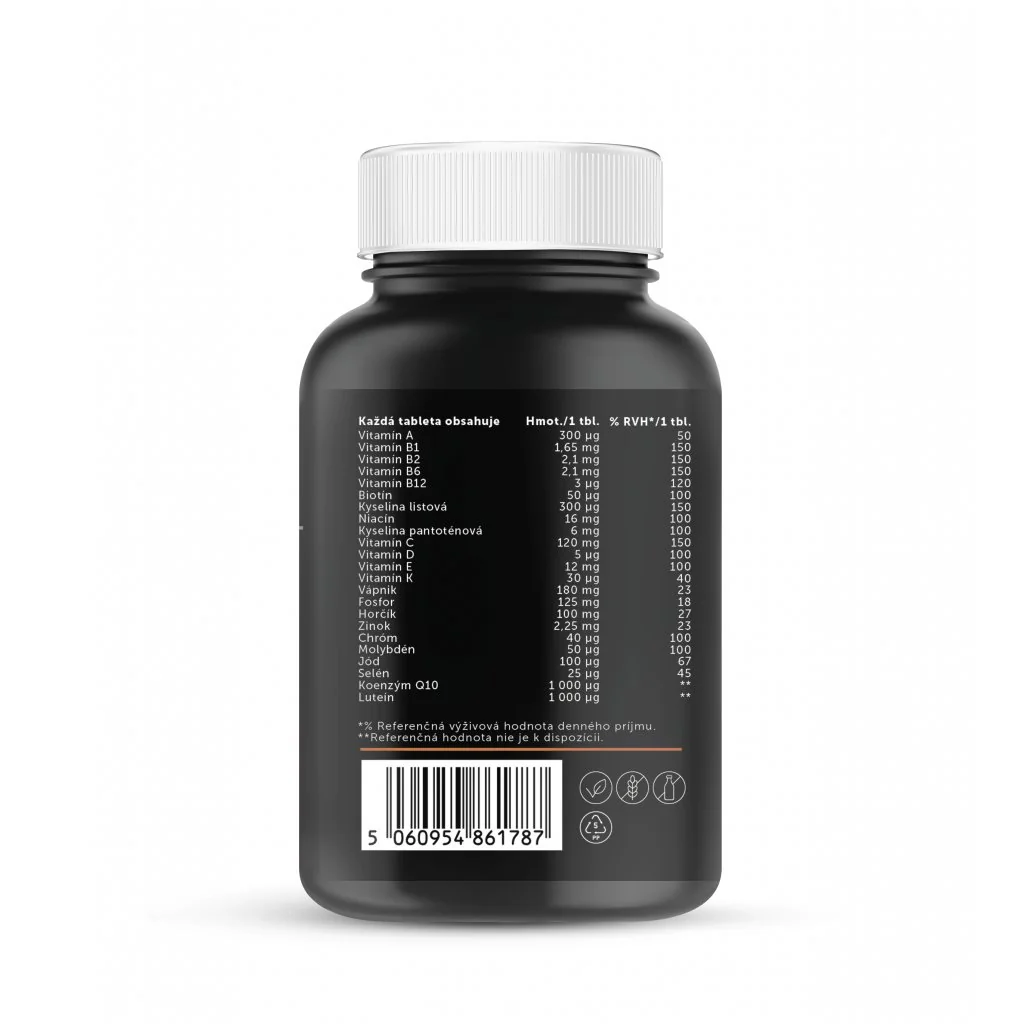 Silwer Generácia 50+ Multi Komplex 120 tabliet. 23 vitamínov a minerálov pre zdravú dlhovekosť.