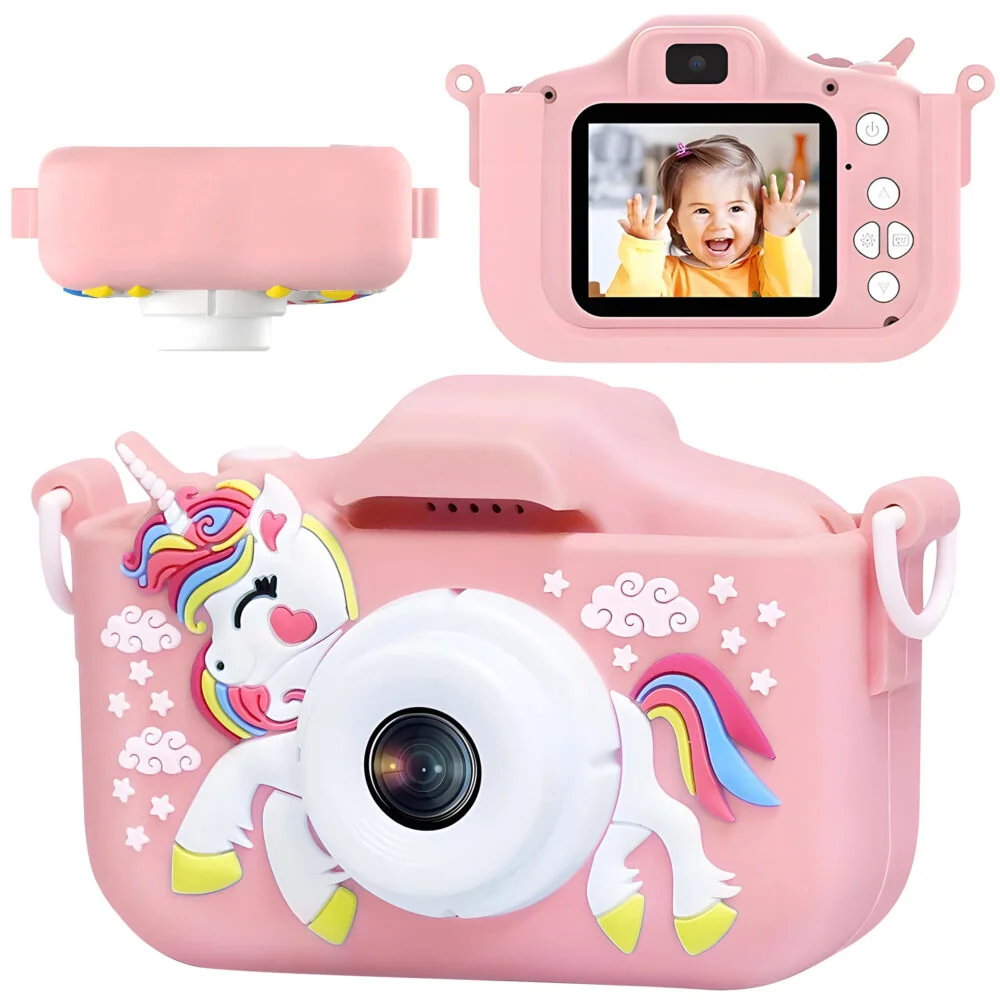 MG X500 Unicorn detský fotoaparát + 32GB karta, ružový 