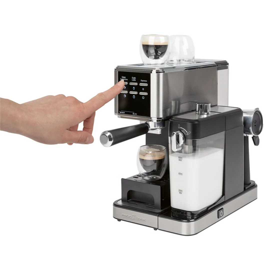 ProfiCook KA 1266 pákový kávovar 2v1, 20 bar, kompatibilný s Nespresso