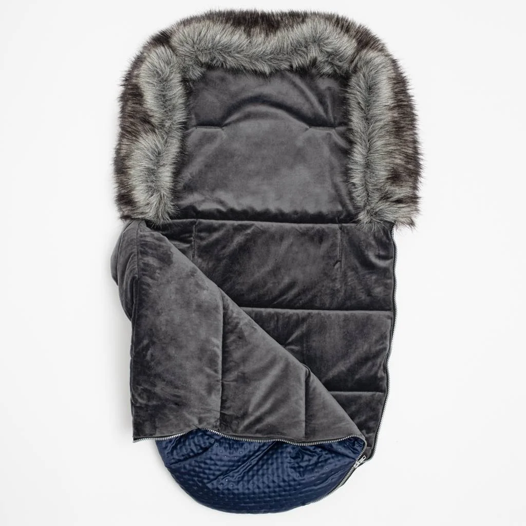 Zimný fusak New Baby Lux Fleece blue , 20C53456