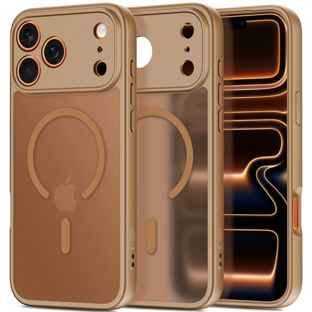 Tech-Protect BasicMag MagSafe kryt na iPhone 17 Pro, hnedý