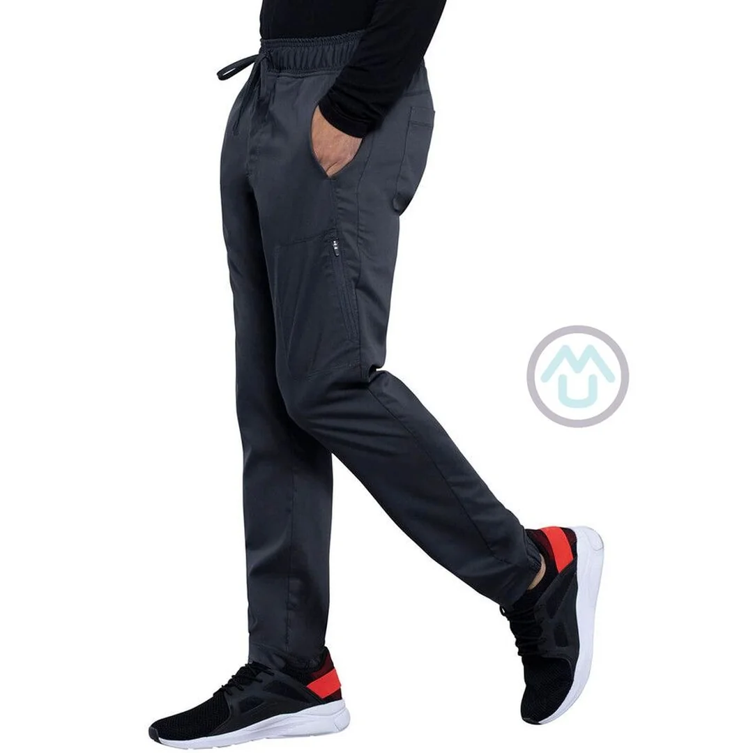 Zdravotnícke pánske jogger nohavice Cherokee Revolution ACTIVE STYLING - tmavo šedé 2XL
