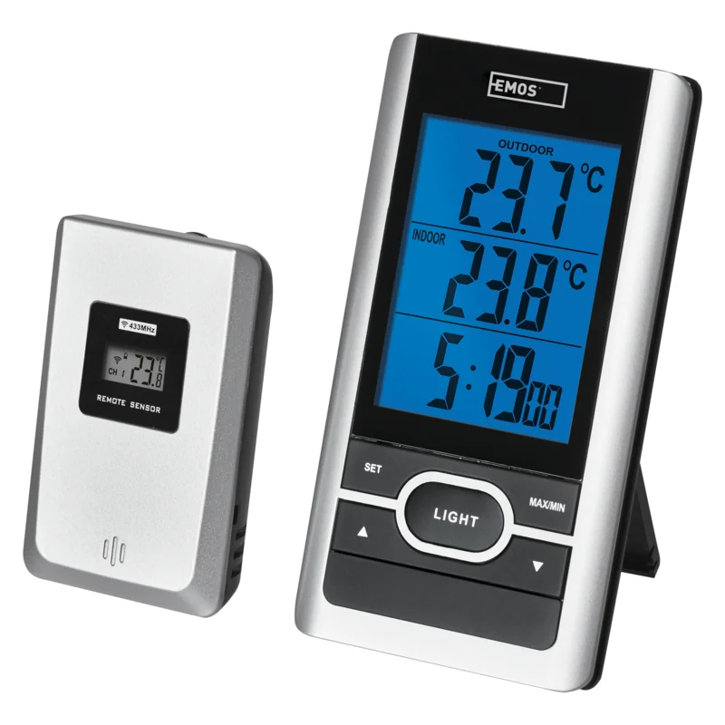 Digitálny bezdrôtový teplomer E0107 1×1 ks, digitálny teplomer
