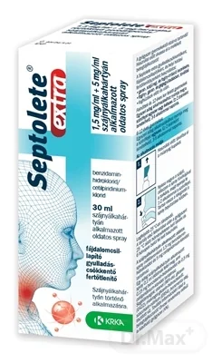 Septolete extra sprej 1×30 ml, liek, 250 vstrekov