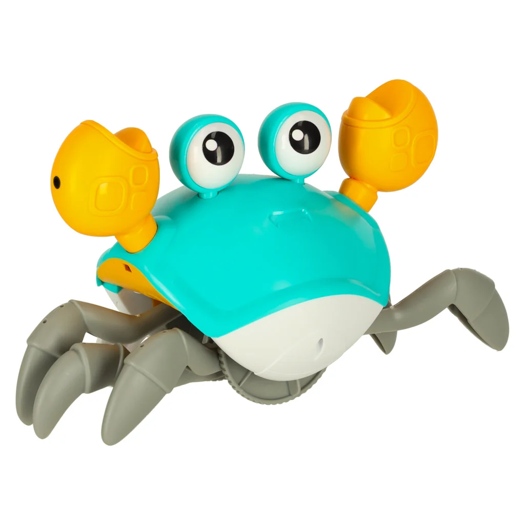 Interaktívny lezúci krab – USB nabíjanie, hudba, vyhýbanie prekážkam