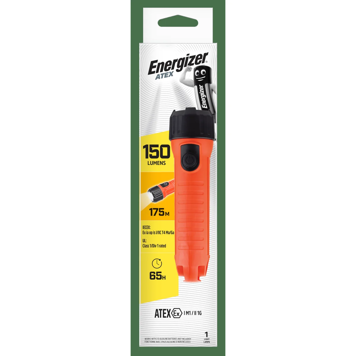Energizer ručné svietidlo ATEX 2 x D