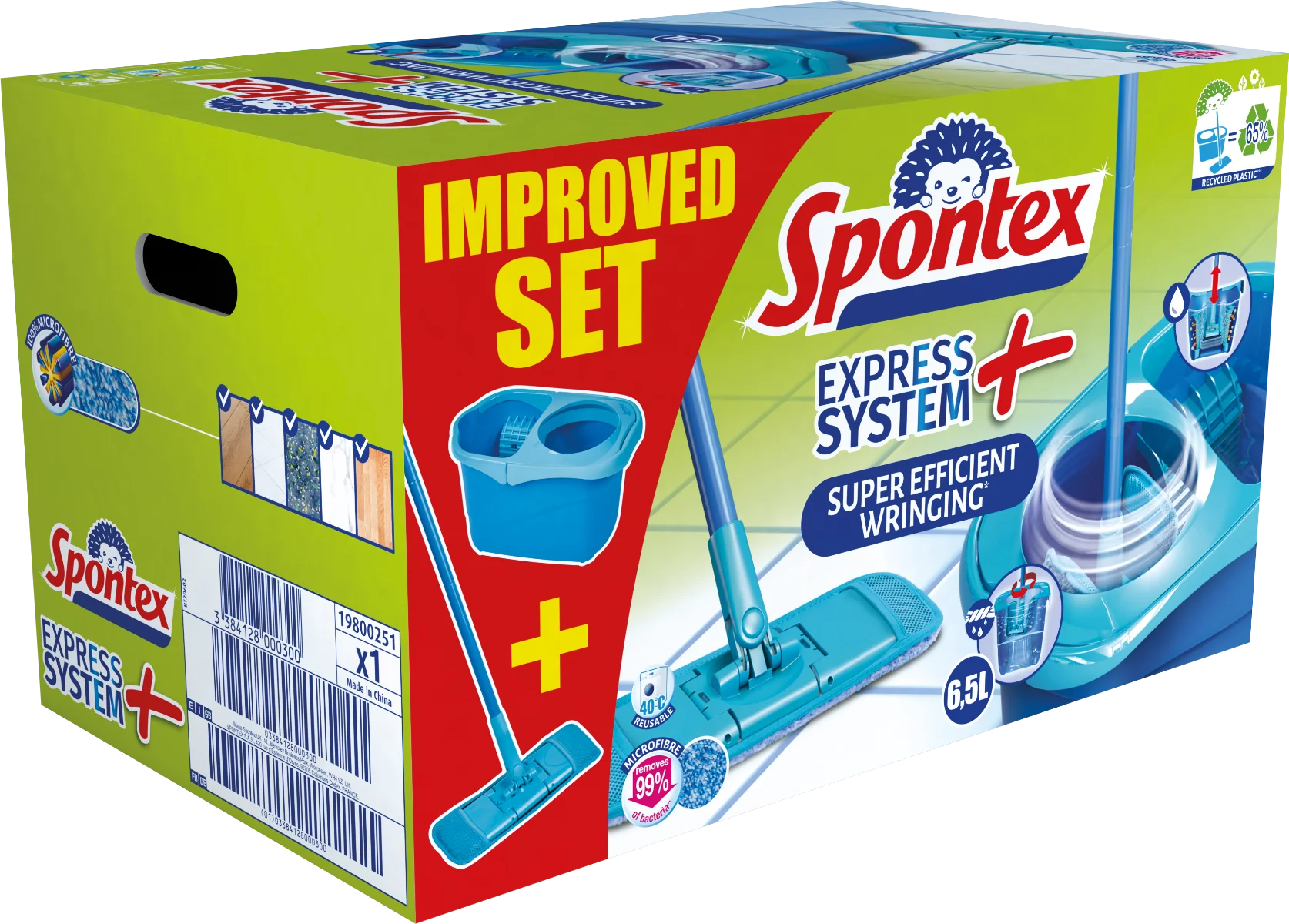 Spontex Express System+ 1×1 ks, mop