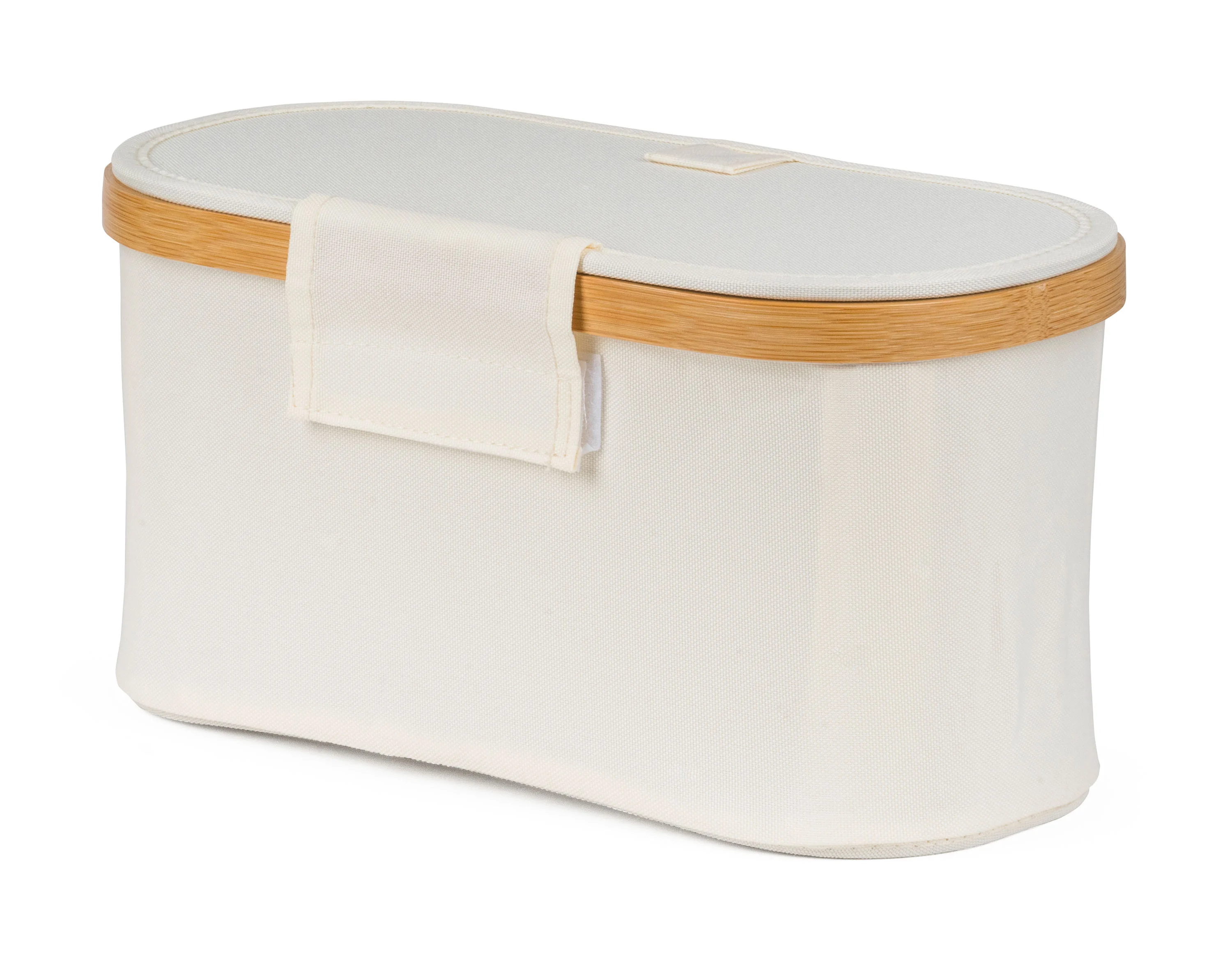 Úložný box G21 30 x 15 x 15 cm, bambusový s vekom, béžový UBG21BAM004B