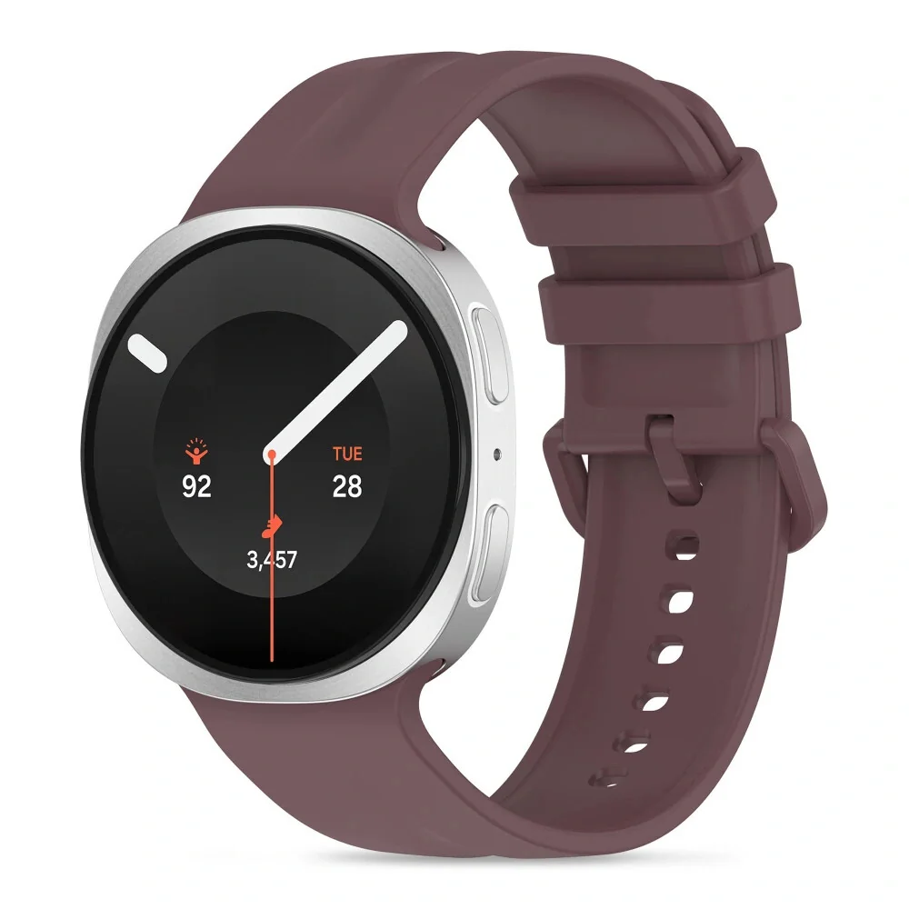 Tech-Protect Silicone Evo remienok na Samsung Galaxy Watch 8 / 9 / Classic (40 / 44 / 46mm), velvet plum