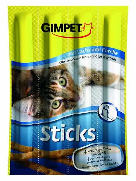 Gimpet Sticks Losos+Pstruh 4ks