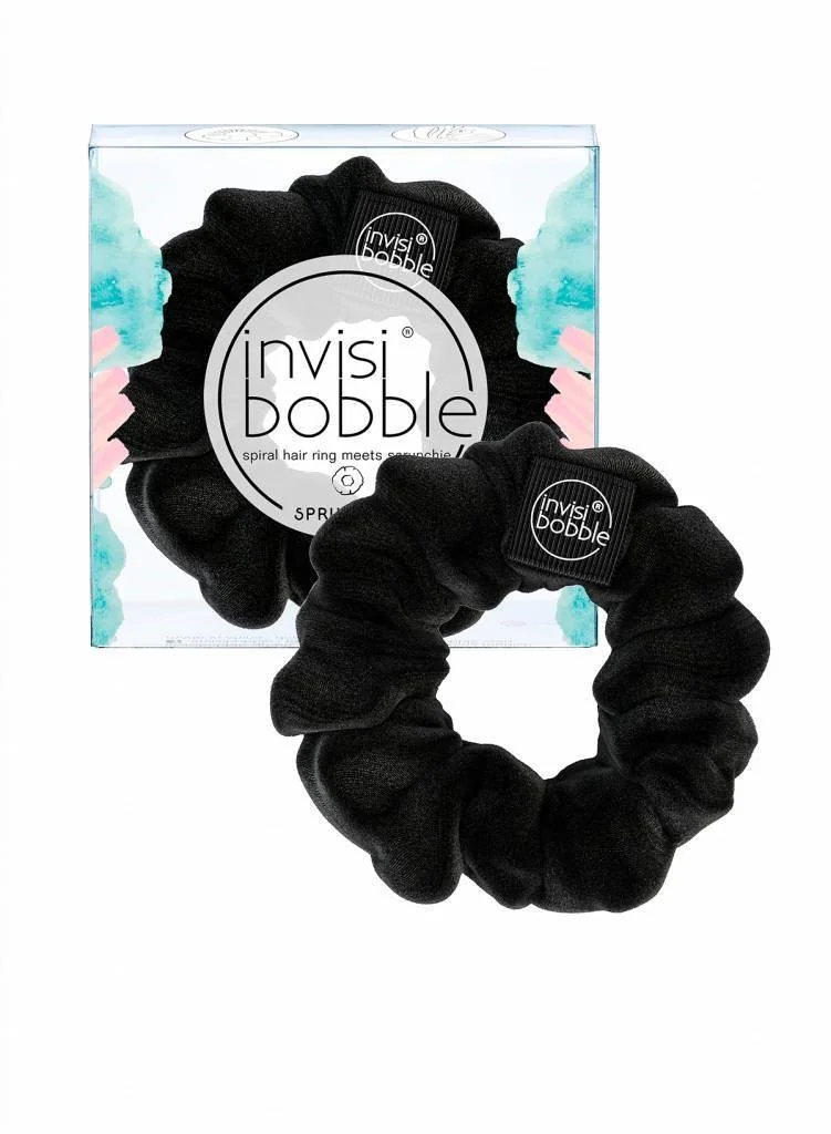 invisibobble® SPRUNCHIE True Black 1×1 ks, špirálové gumičky do vlasov