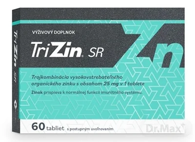 TriZin SR 1×60 tbl, tri formy zinku