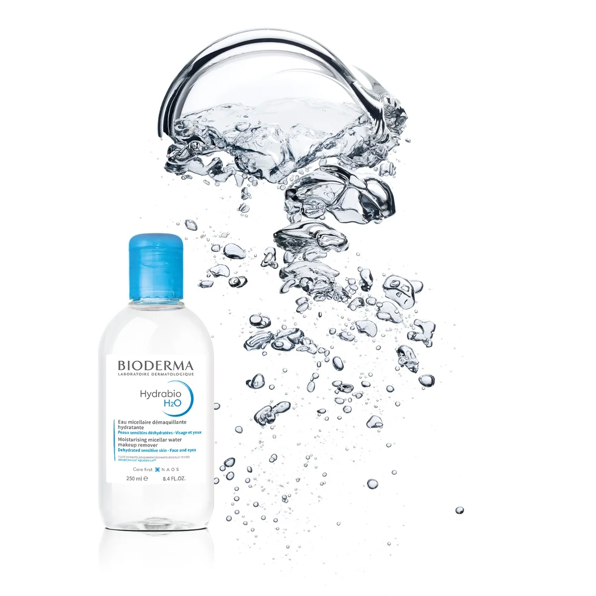 BIODERMA Hydrabio H2O micelárna voda na dehydratovanú pleť 1×250 ml, hydratačná micelárna voda