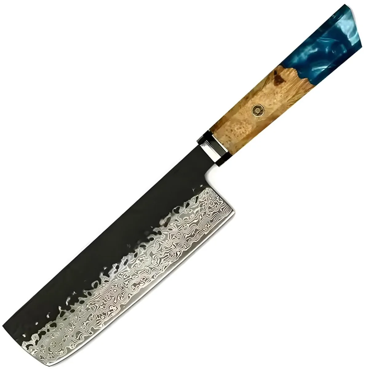 Damaškový kuchynský nôž Airi-Nakiri 32cm, čepeľ 17,5cm