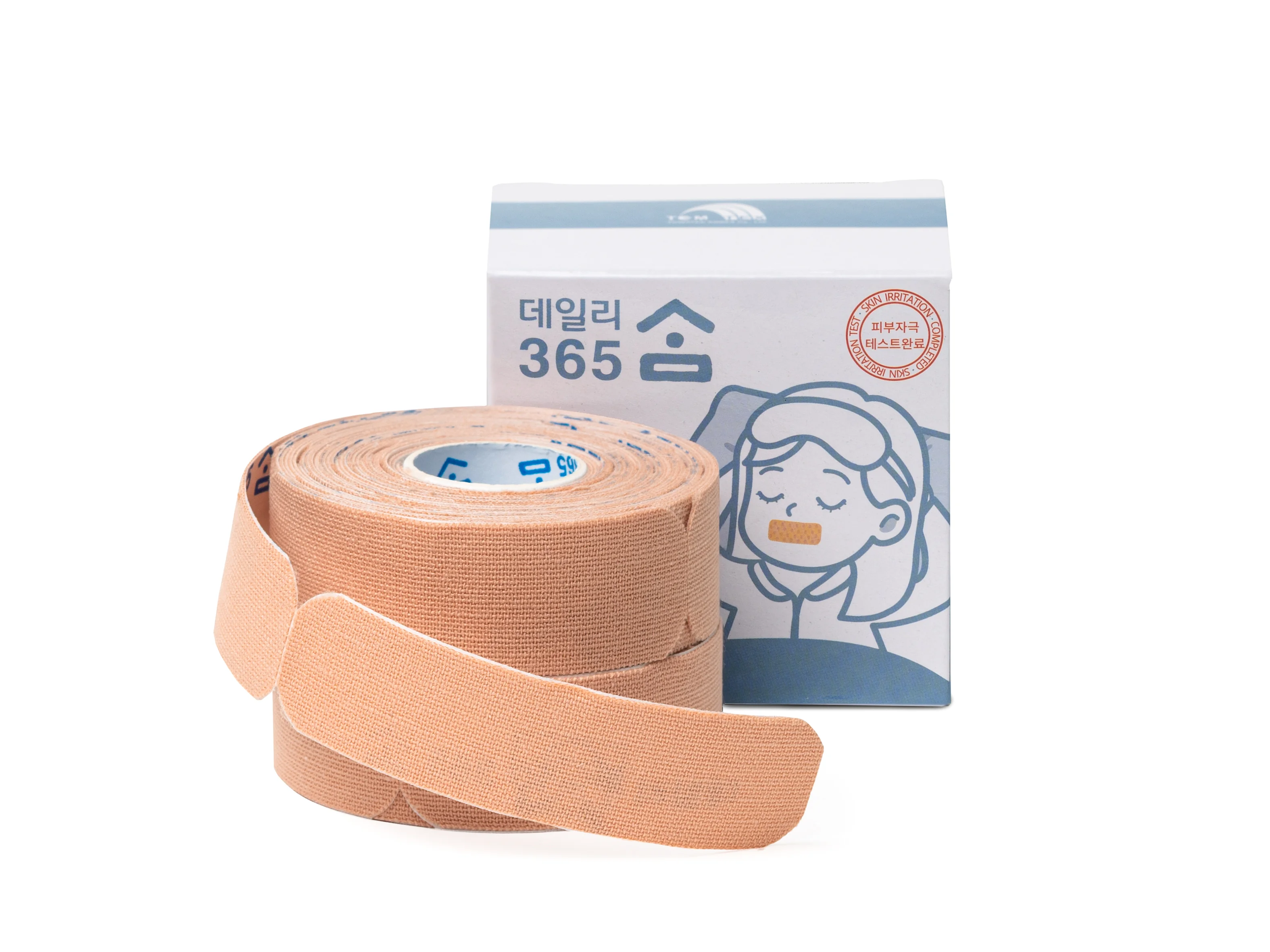 Temtex tape proti chrápaniu 2,5cm x 8cm 120 ks