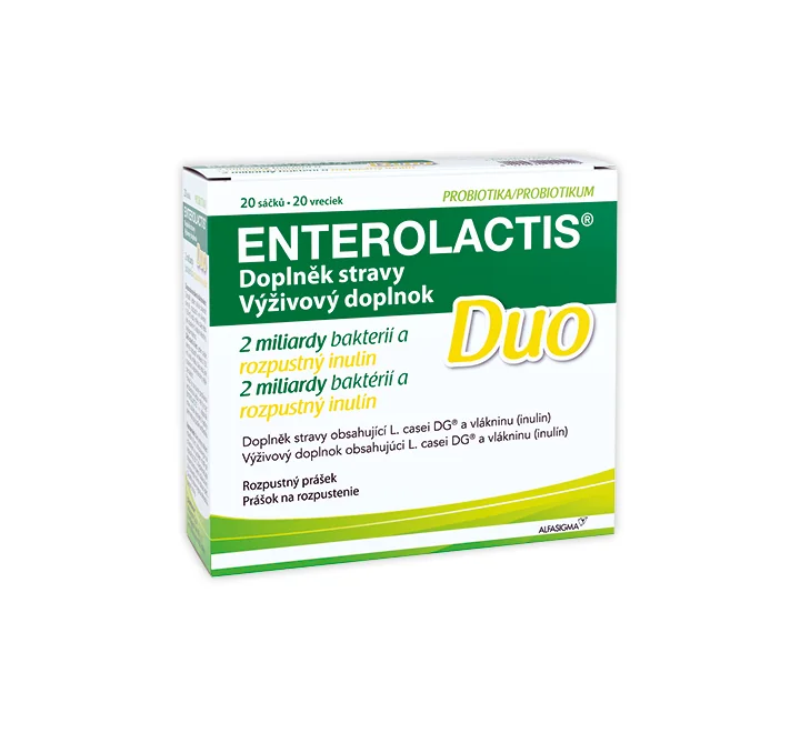 ENTEROLACTIS® Duo probiotiká a prebiotiká 20 vreciek