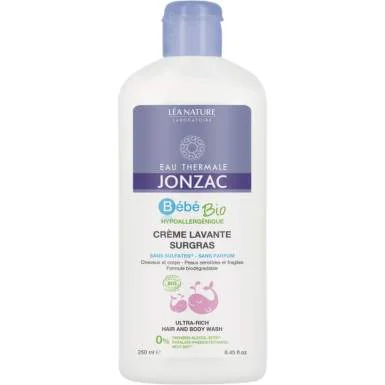 JONZAC Bébé Detský mycí krém  na vlasy a telo 1×250 ml, detský umývací gél