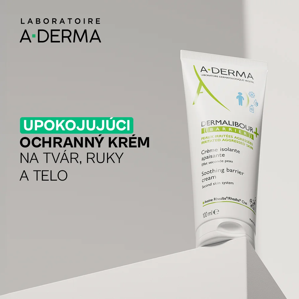 A-DERMA DERMALIBOUR+ BARRIER 100 ml 1×100 ml, ochranný krém