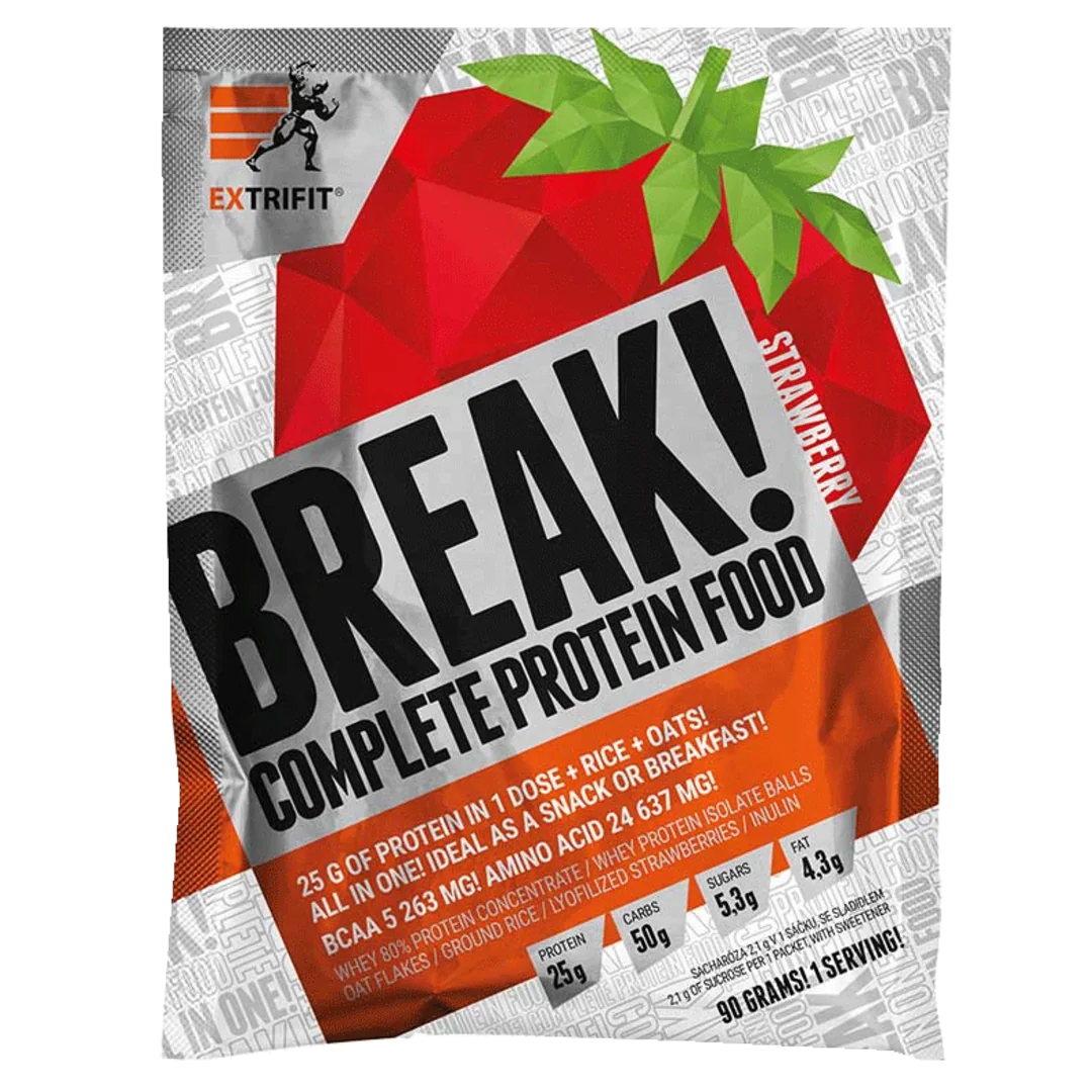 Extrifit BREAK! PROTEIN FOOD - jablko + škorica, 90g