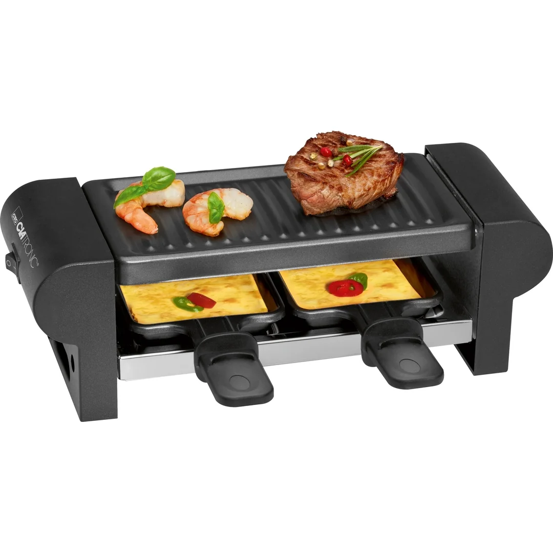Clatronic RG 3592 raclette gril, 2 osoby, 2 panvice, 350 W