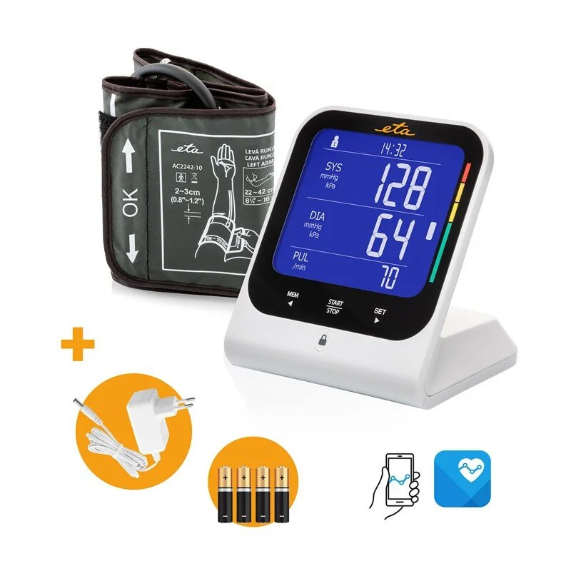 Tlakomer na rameno ETA SMART 4297 90000 biely