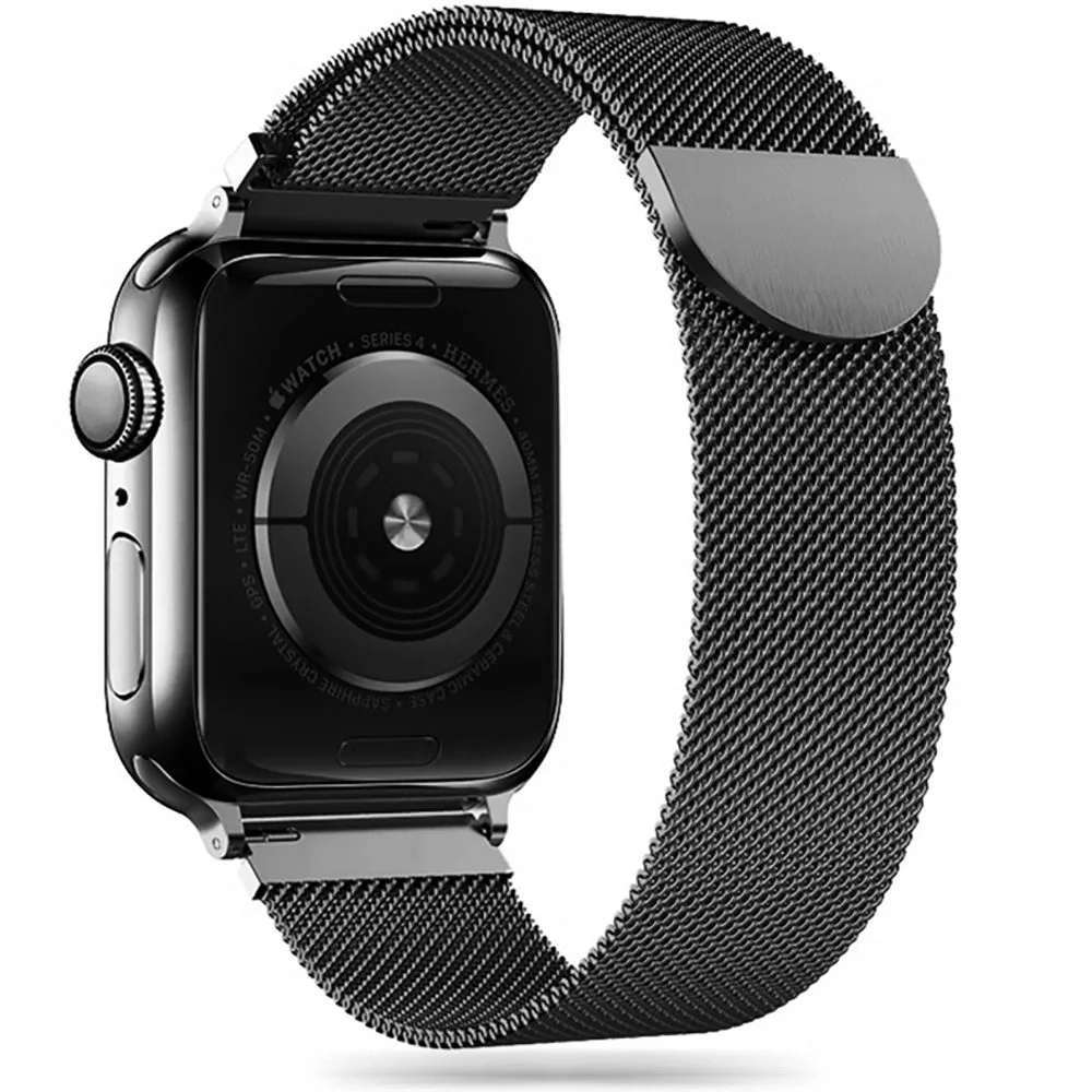 Tech-Protect Milanese remienok na Apple Watch 38/40/41mm black