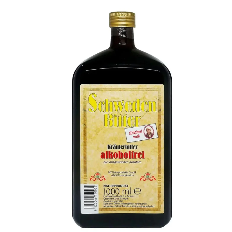 Naturprodukte Švédske kvapky Maria Treben originál, bez alkoholu – 1000 ml