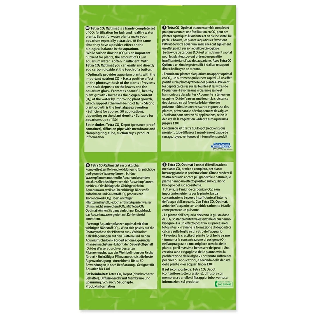 Prípravok Tetra Optimat CO2 do 100 l