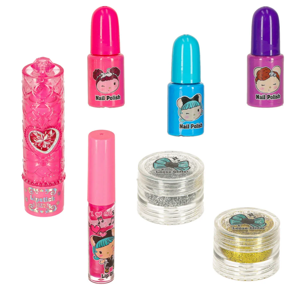 Kufrík make up a manikúra pre dievčatá kozmetická sada