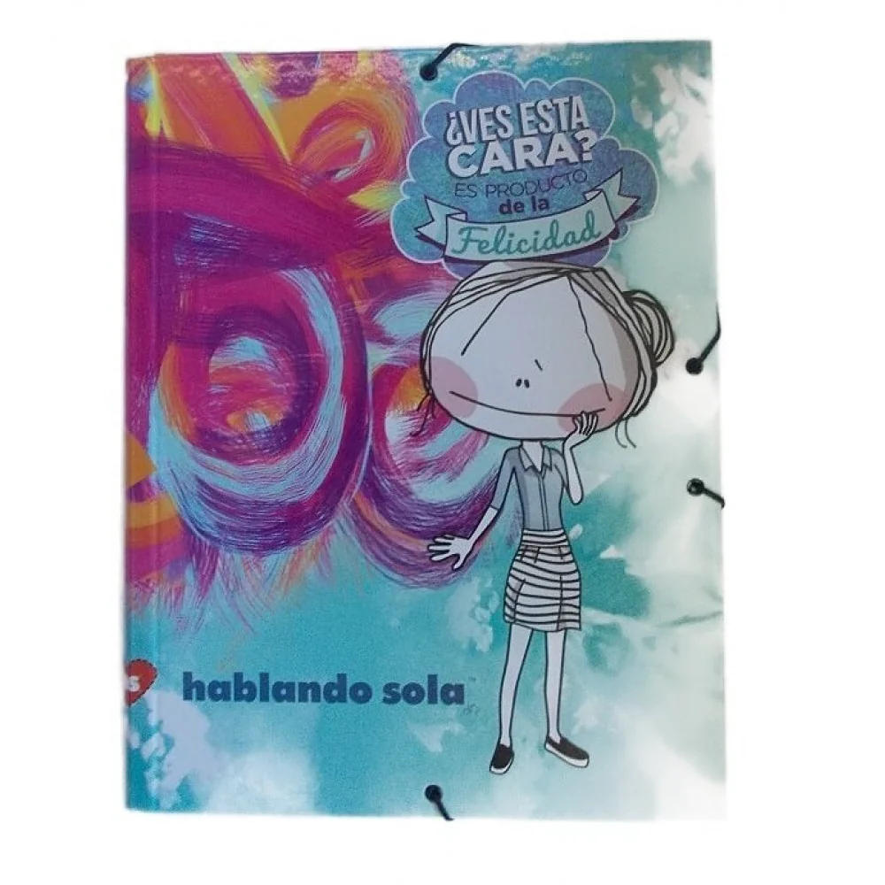 Školské dosky A4 s gumičkou-Hablando solo-Busquets