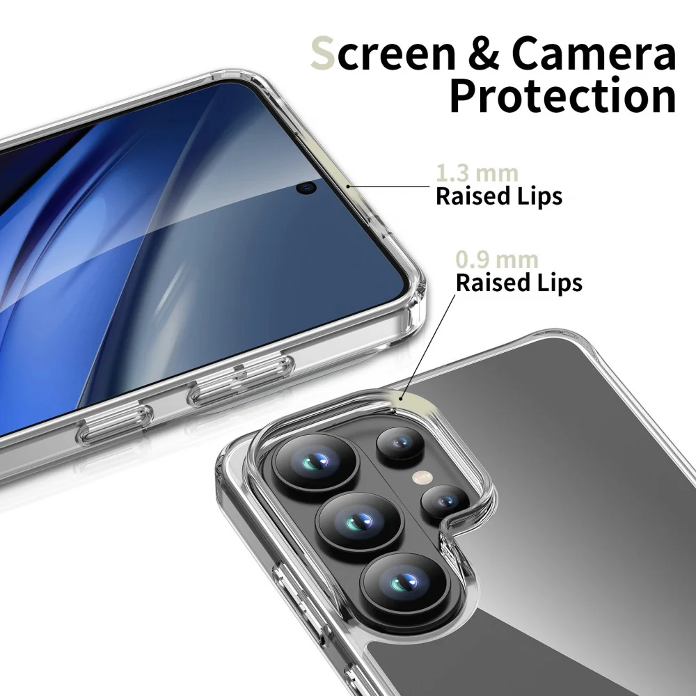 Tech-Protect FlexAir Hybrid kryt na Samsung Galaxy S26 Ultra, priesvitný ný