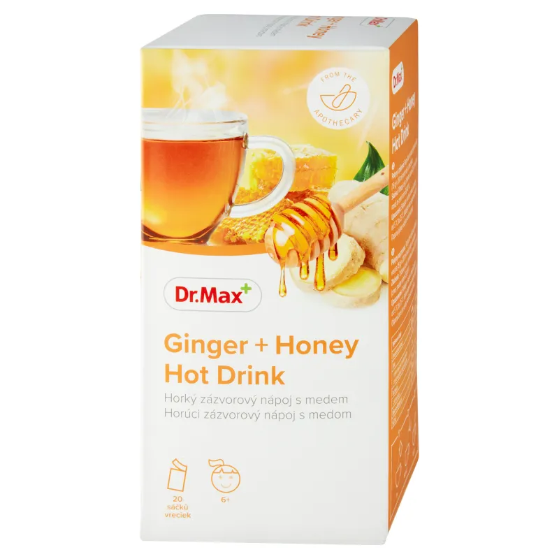 Dr.Max Ginger + Honey Hot Drink 1×20 ks, vrecká