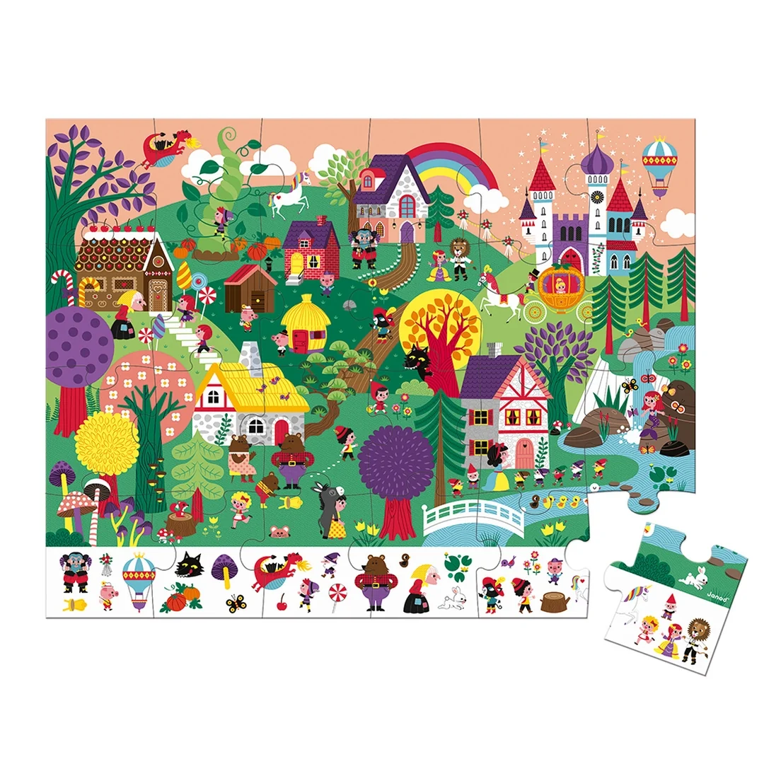 Janod Puzzle Rozprávky 24 ks