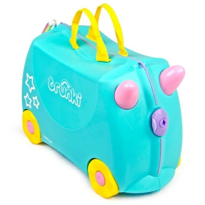 Trunki jazdiaci detský kufor Jednorožec Una, 18 l, od 3 rokov