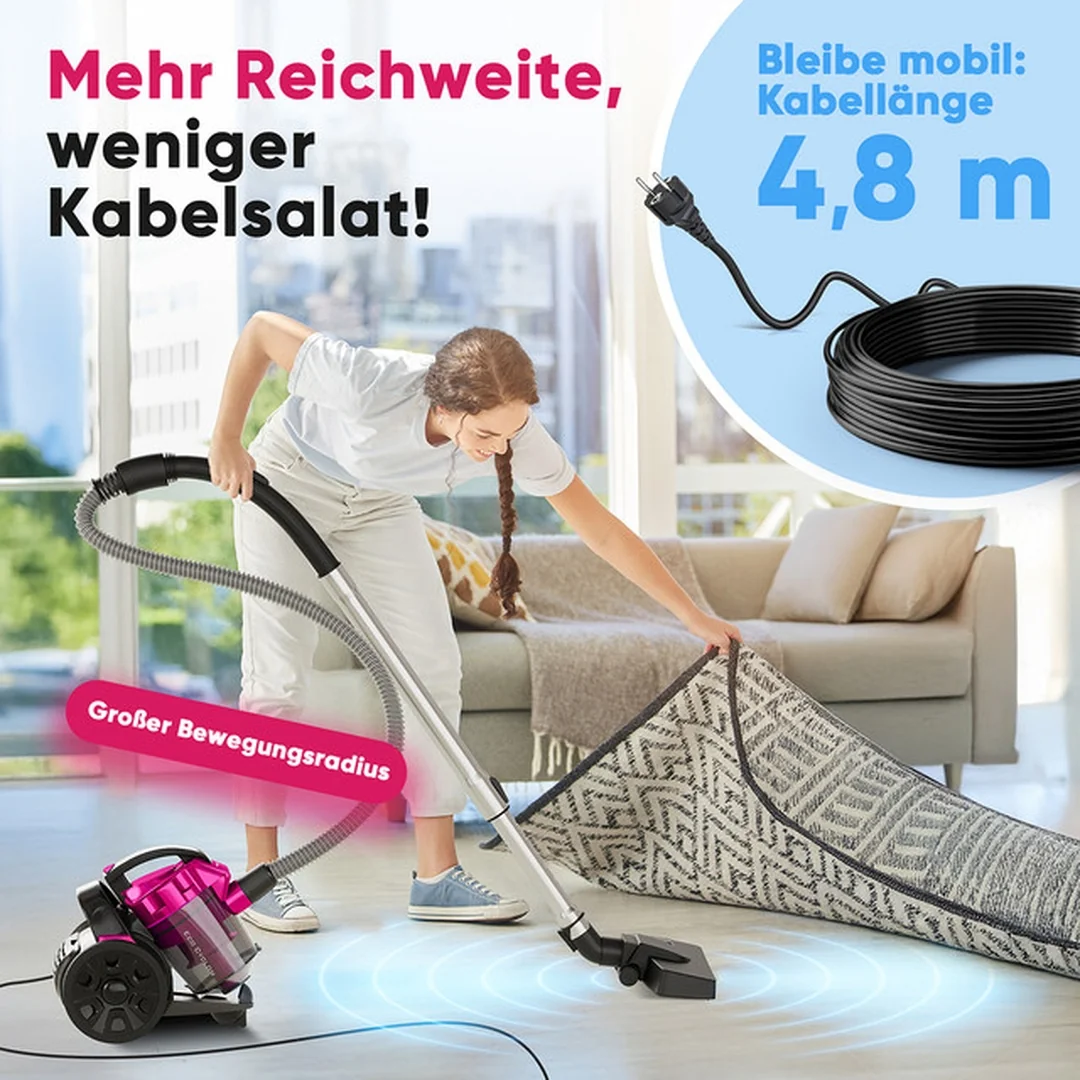 ProfiCare BS 3134 Eco-Cyclon bezvreckový podlahový vysávač 700 W