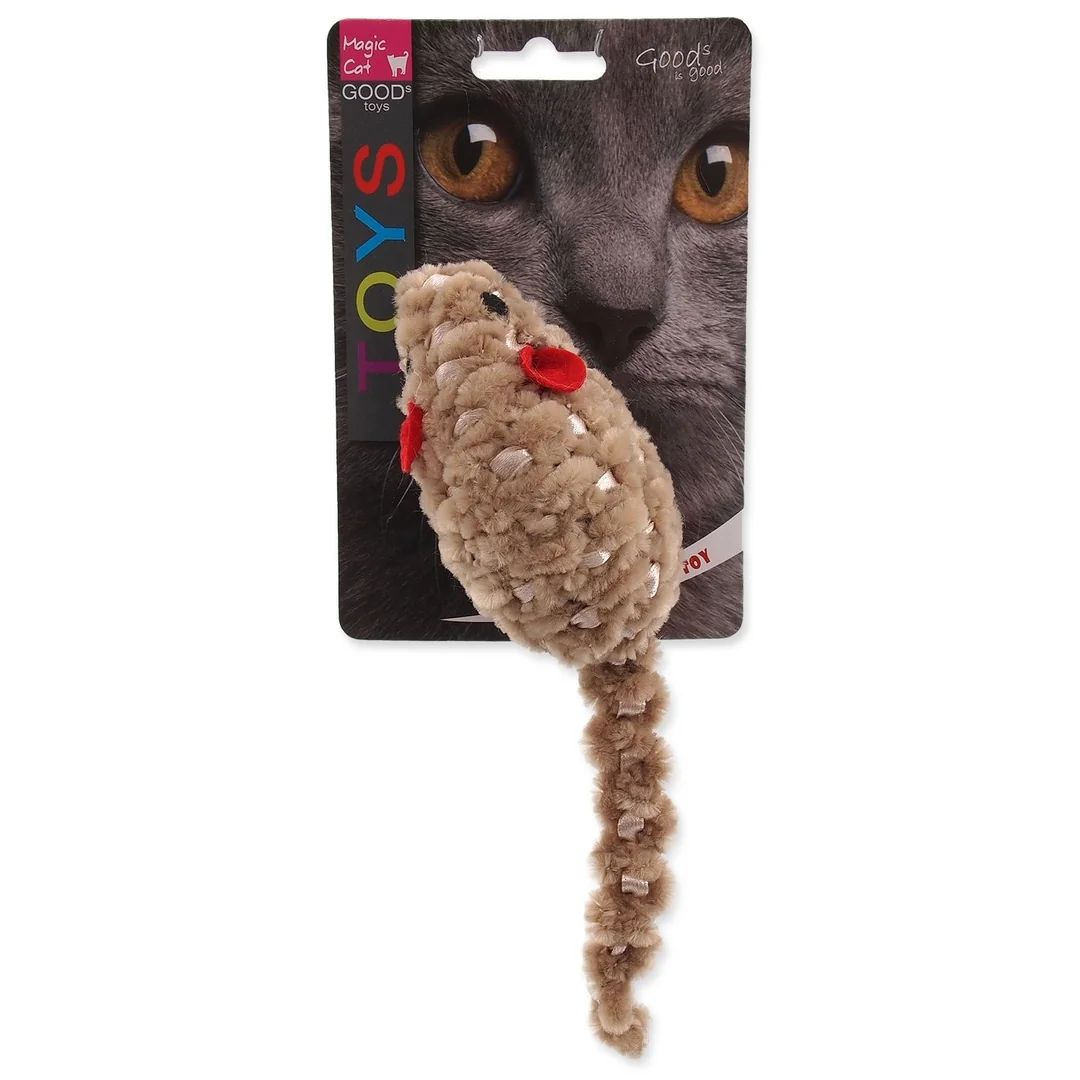 Hračka Magic Cat myš ženilková s catnipom mix 10cm