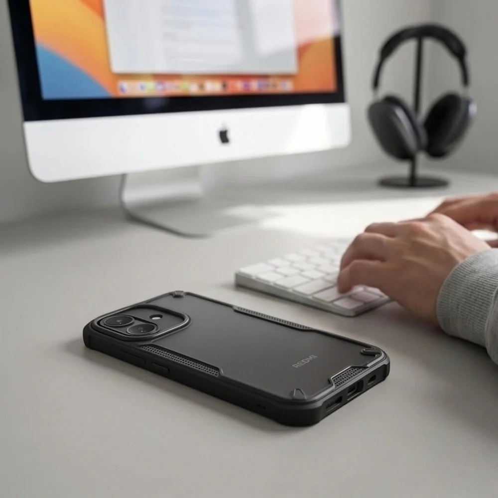 Tech-Protect Rugged Shield kryt na Xiaomi Redmi Note 17 Pro 5G, čierny