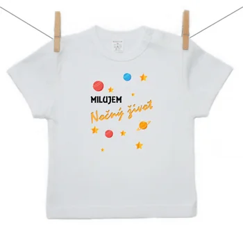 Boodyy Tričko s krátkym rukávom Milujem nočný život Veľkosť: 98