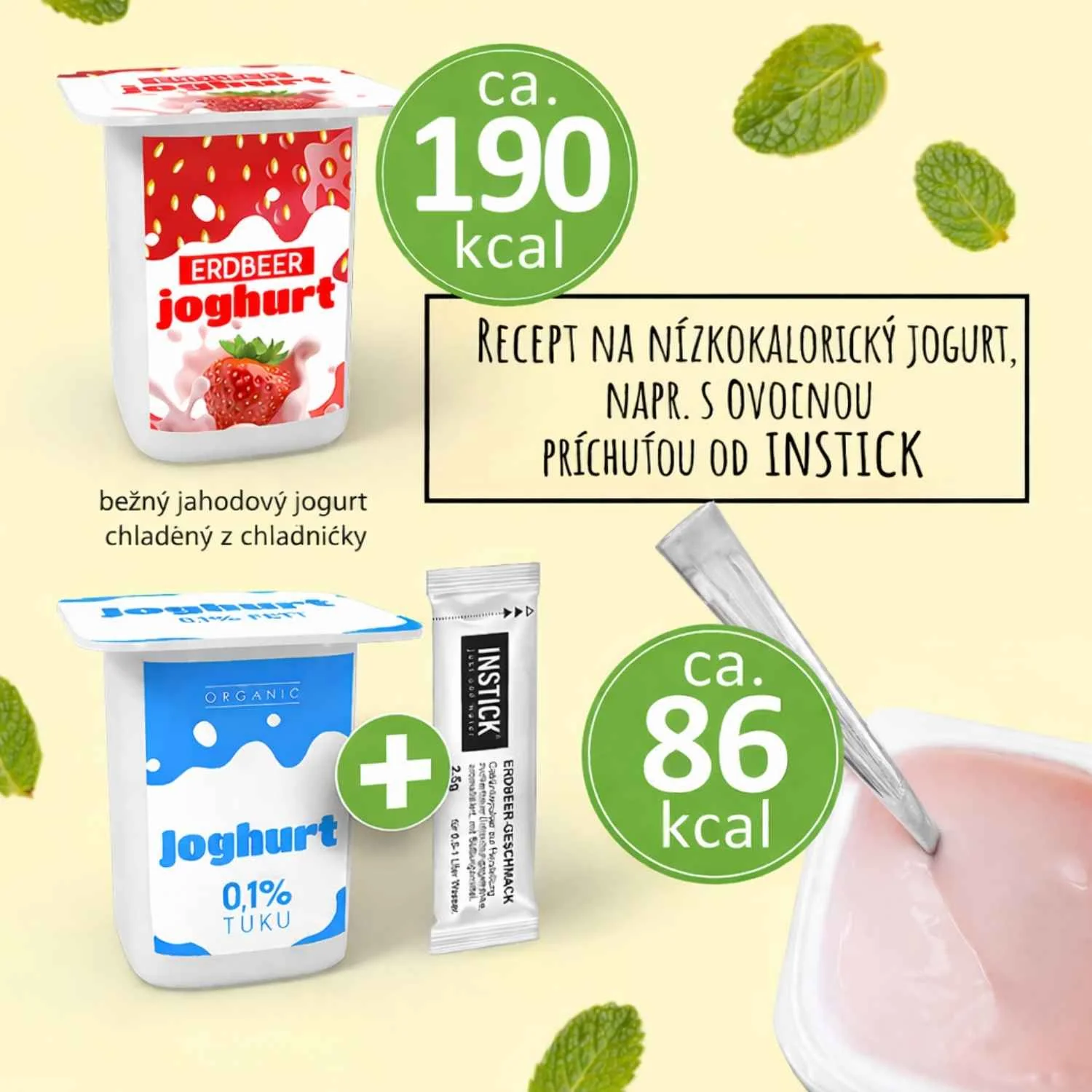Balíček TOP ovocno-krémových príchutí do dezertov bez cukru 120 stickov na ochutenie 60 litrov krému bez cukru s vitamínom C, ľadová káva s obsahom kofeínu