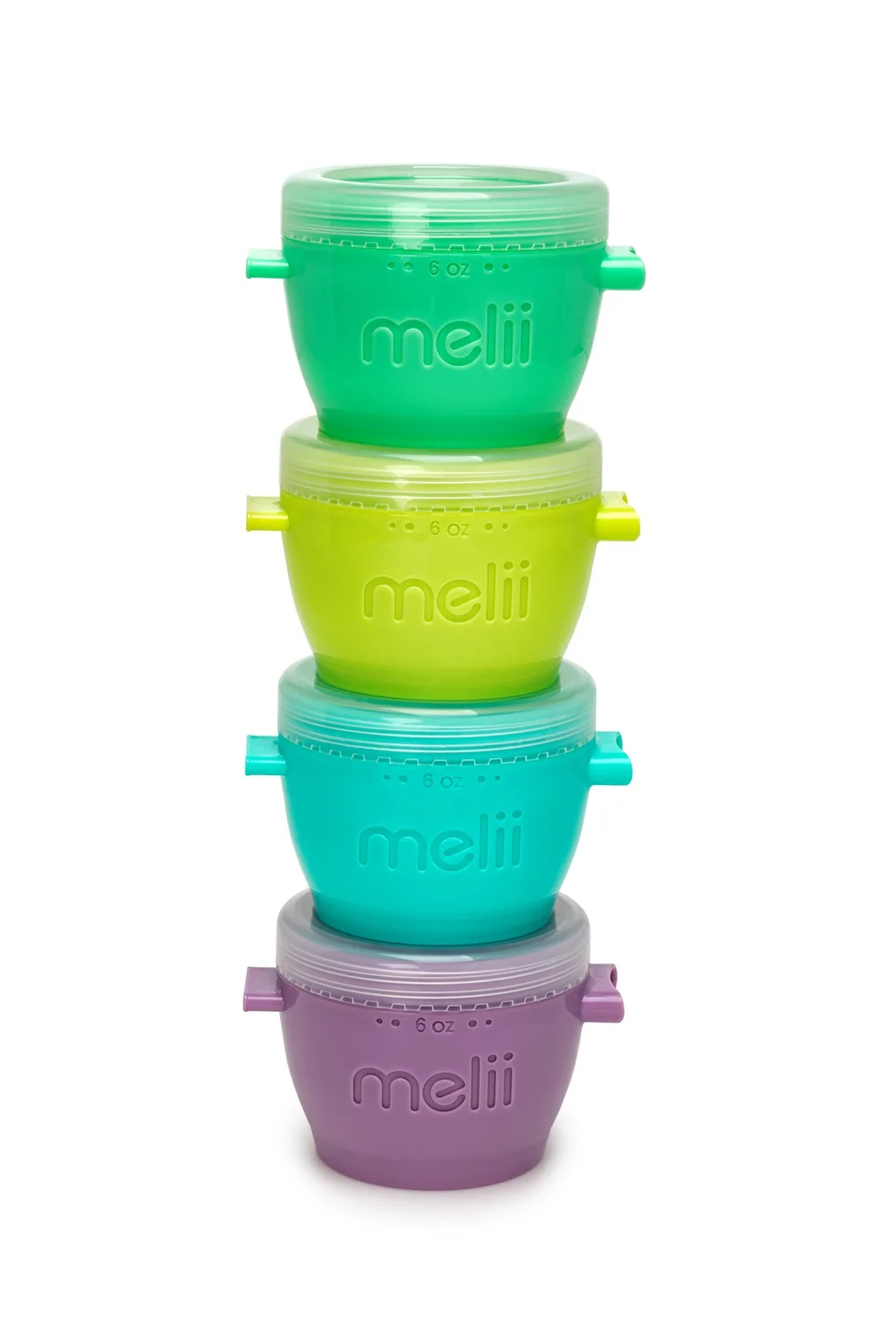 Kelímky na potraviny Snap&Go 177 ml, 4 ks silikón, stohovateľné