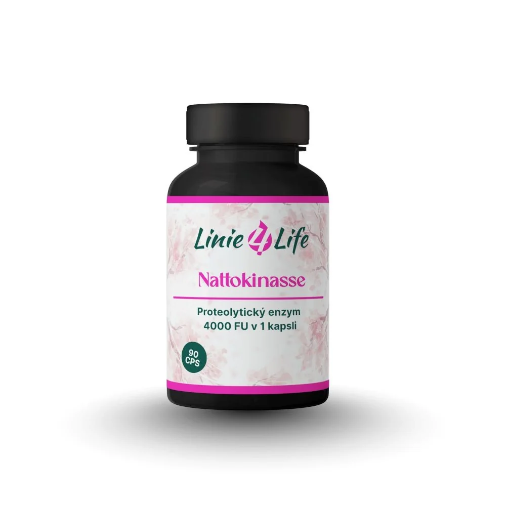 Linie4Life NATTOKINÁZA – 4000 FU, 90 kapsúl Podpora pre kardiovaskulárny systém