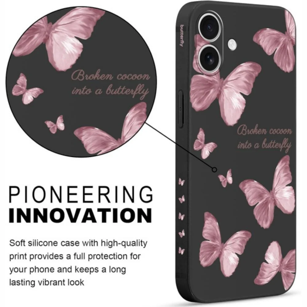 Ochranné puzdro Butterfly pre iPhone 17 Pro Max Béžová