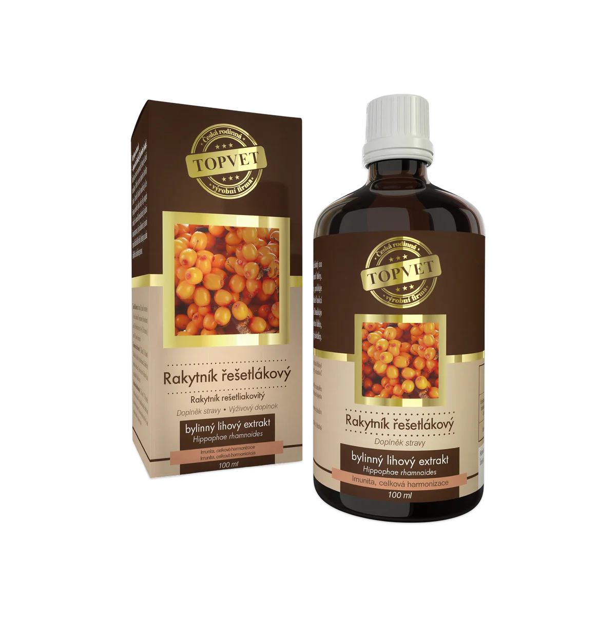 Rakytník tinktúra – kvapky 100 ml – Green idea