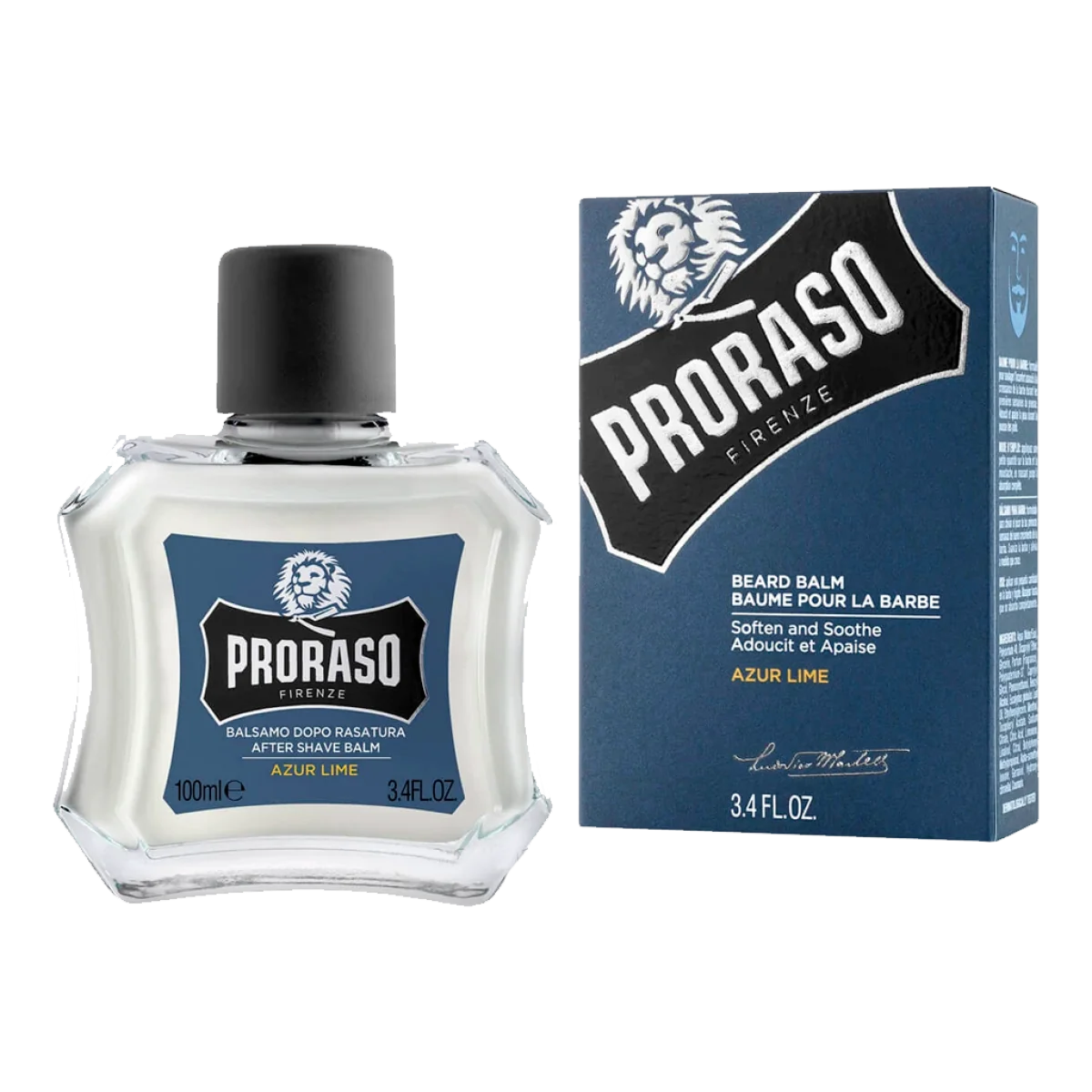 Balzam po holení Proraso After shave balm Azur lime 100ml